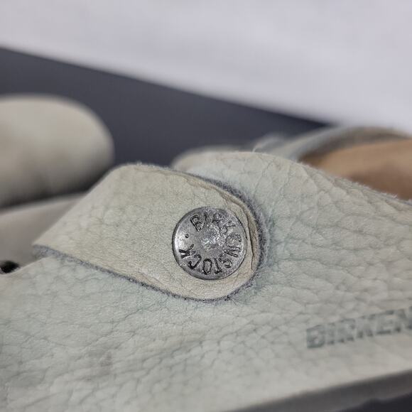 Genuine Birkenstock Boston Taupe Suede Clog Size 40 (US M SZ 7.5, W SZ 9), Used - Picture 8 of 11